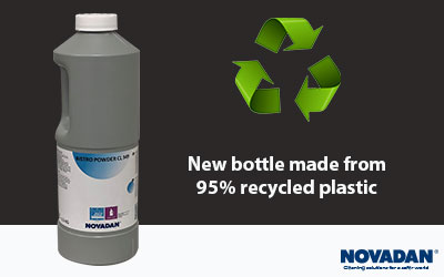 New bottle – recycled plastic